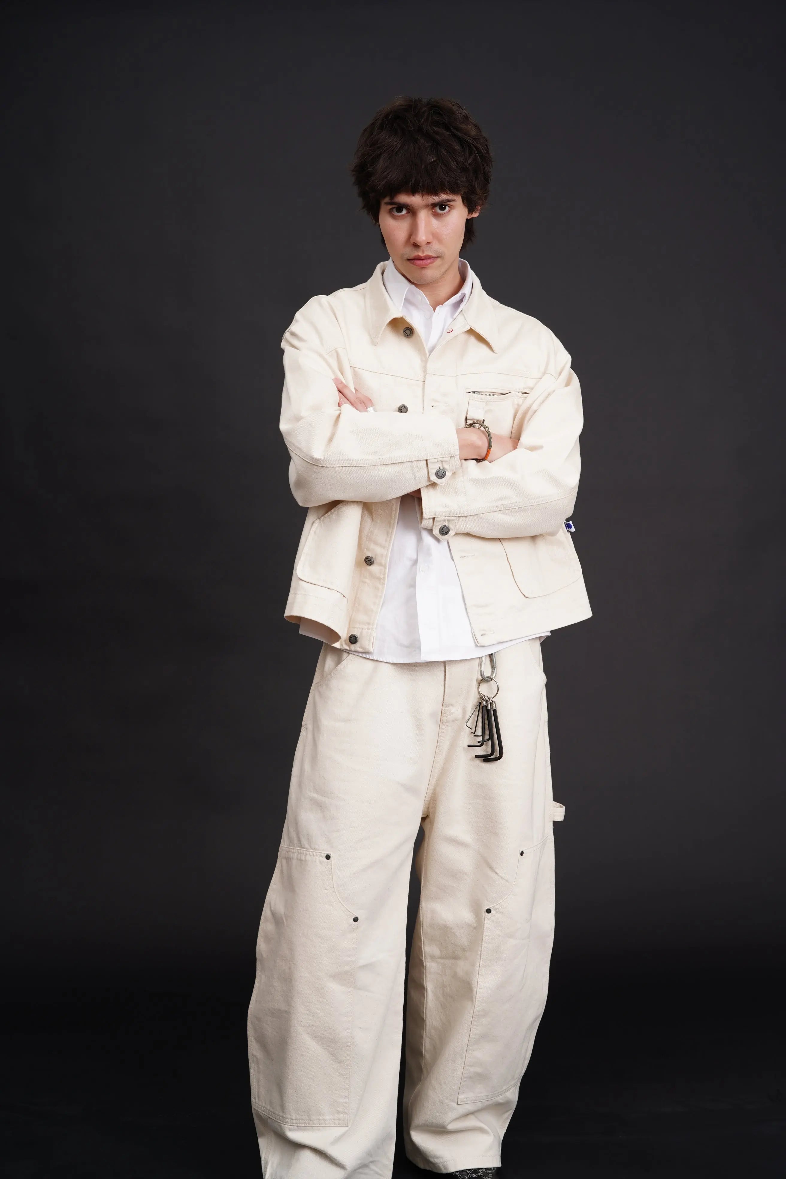 Carter Denim Pants Cream KODANGS