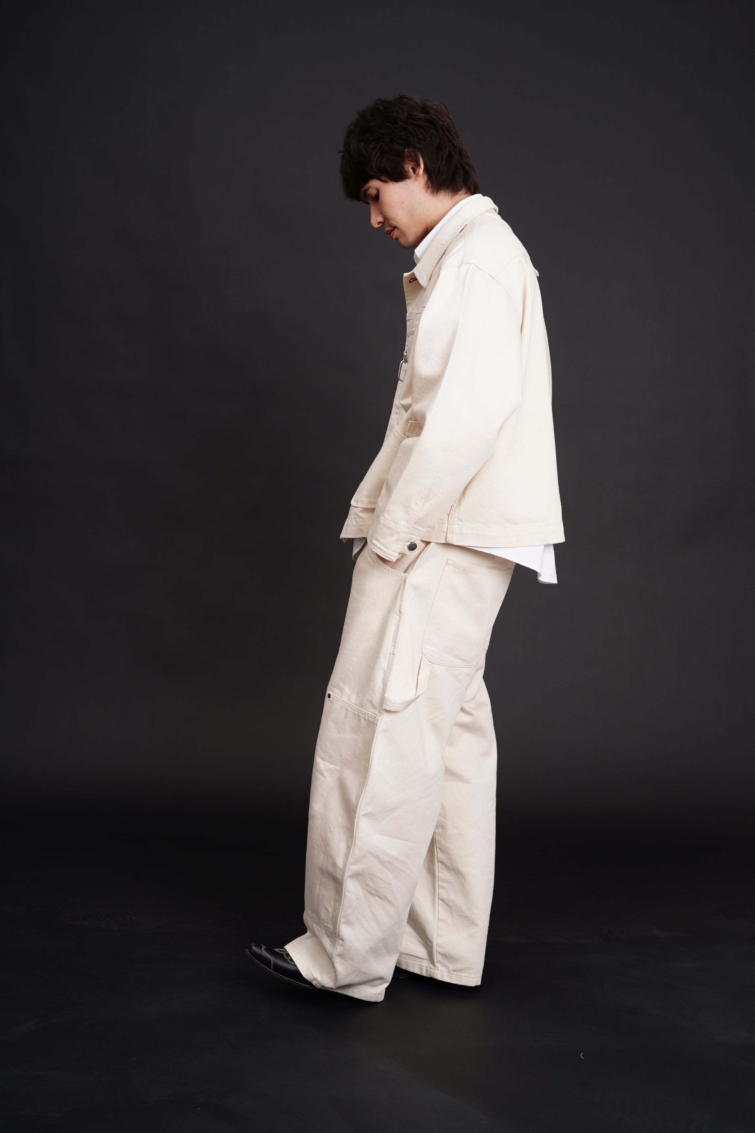 Carter Denim Pants Cream