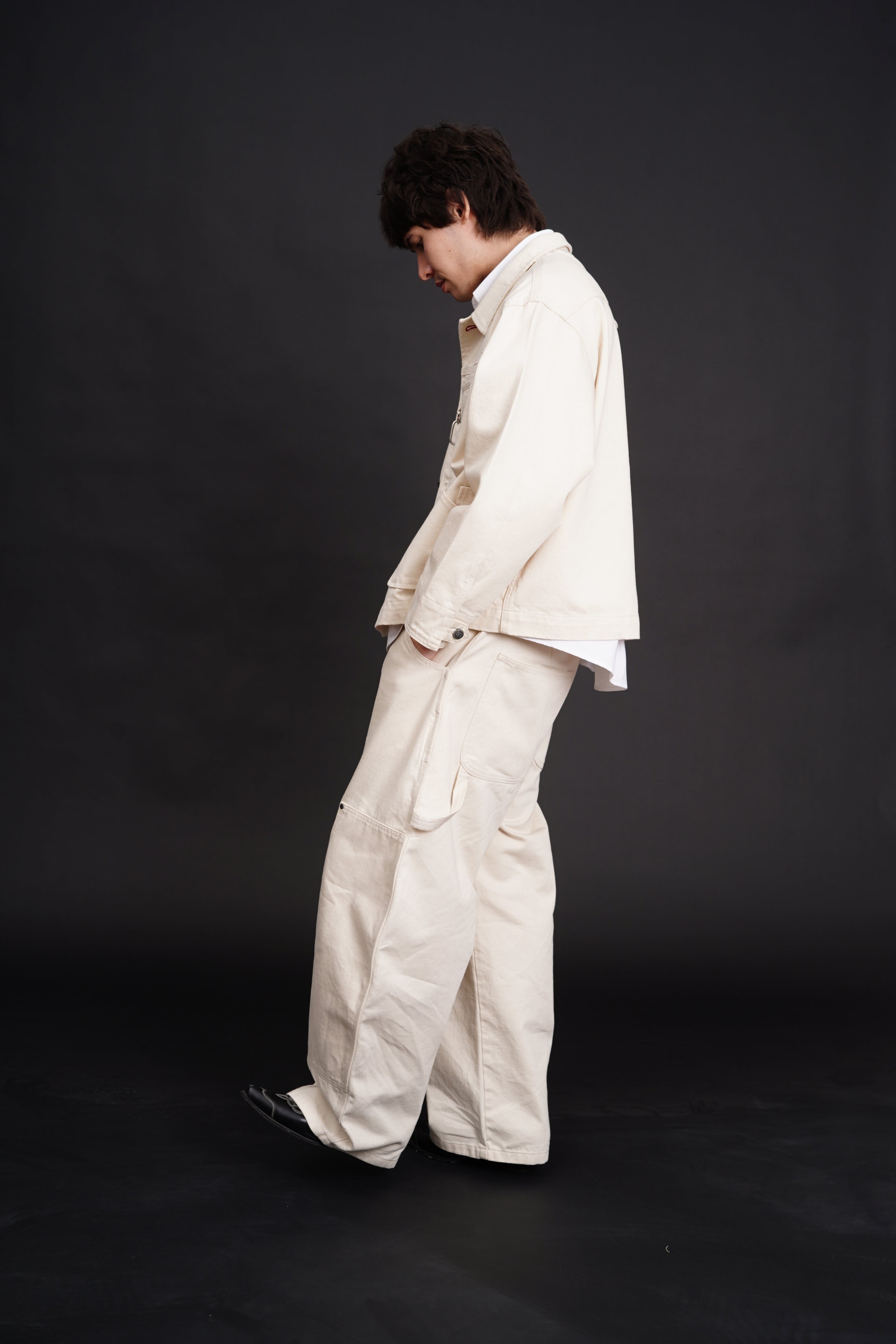 Carter Denim Pants Cream