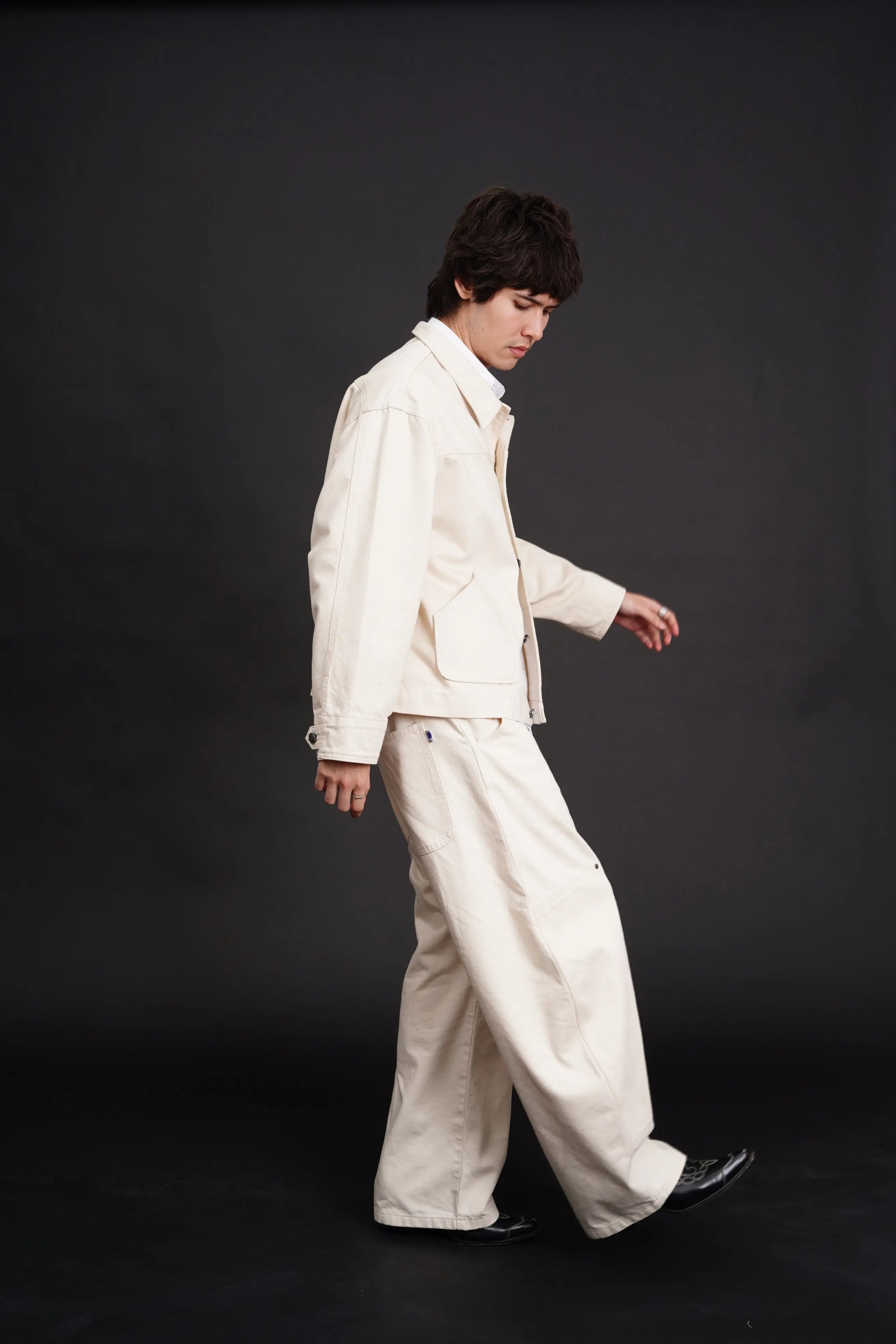 Carter Denim Pants Cream KODANGS