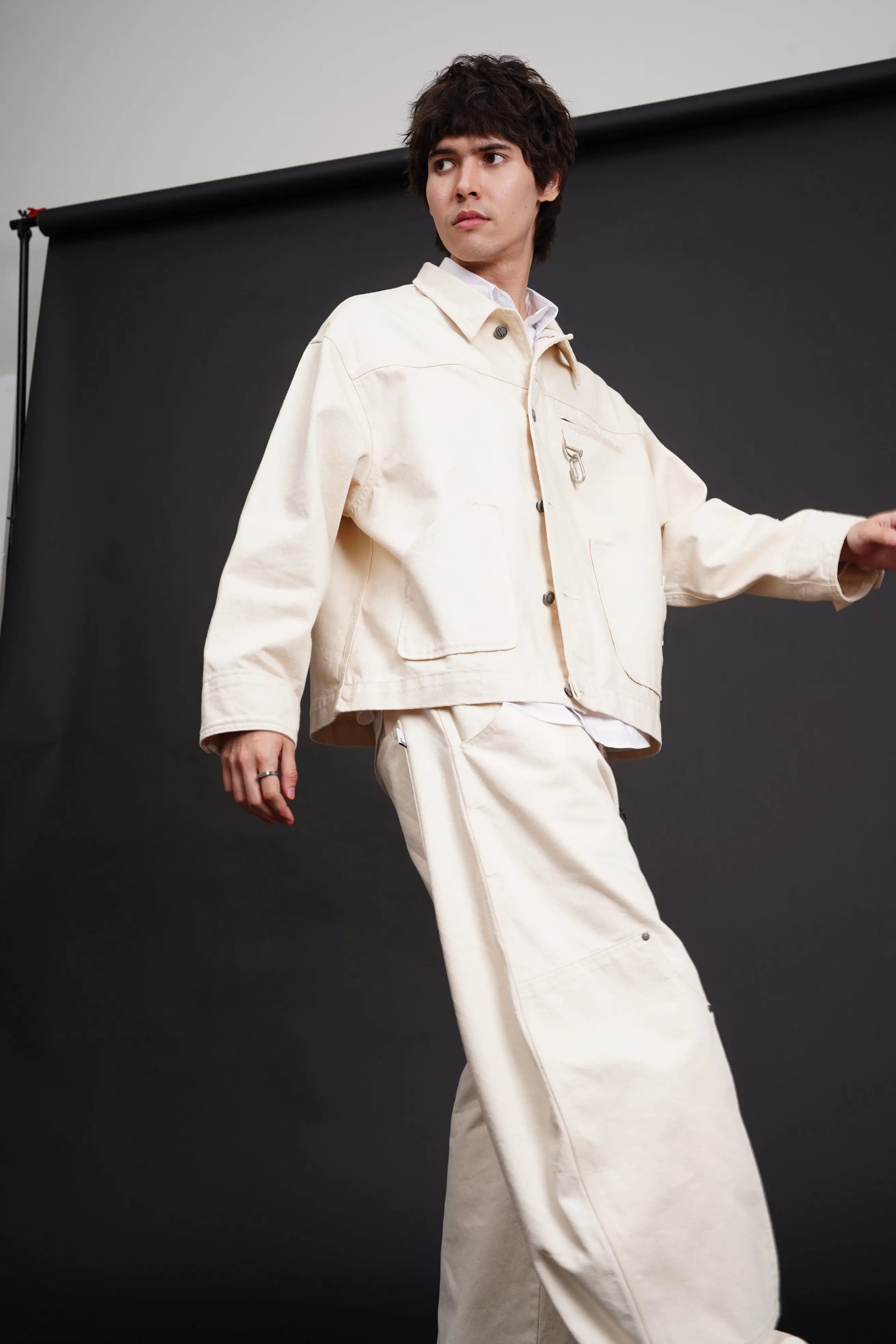 Carter Denim Pants Cream KODANGS