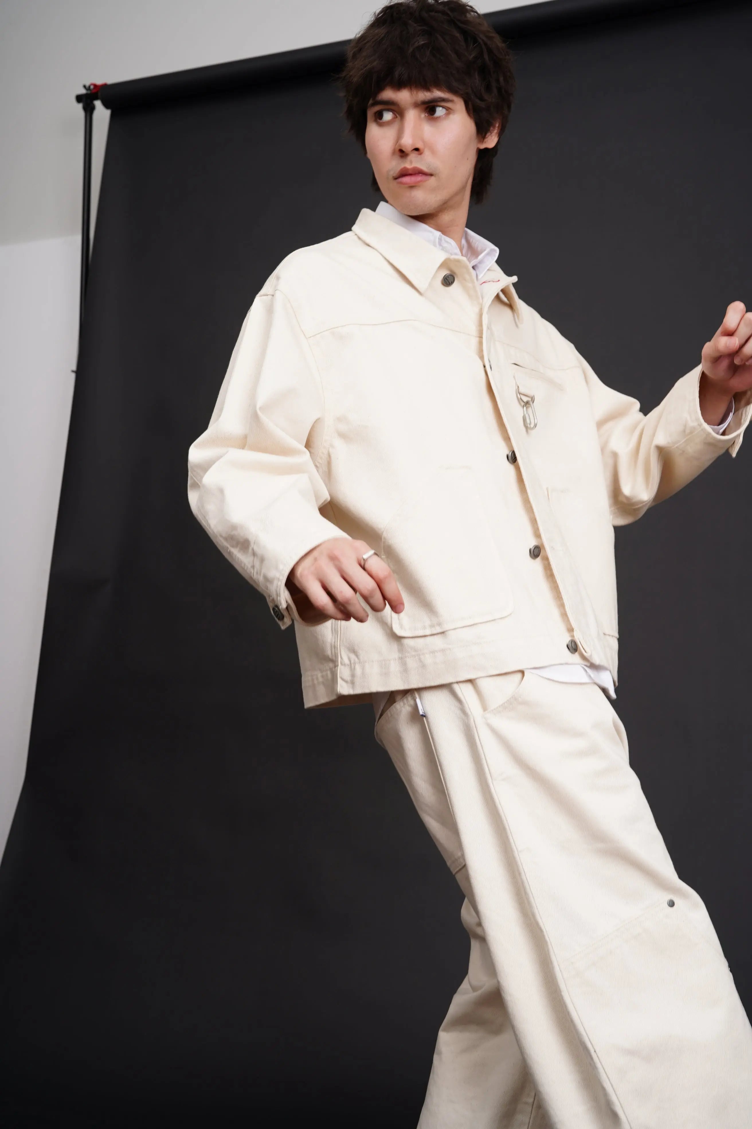 Carter Denim Pants Cream KODANGS