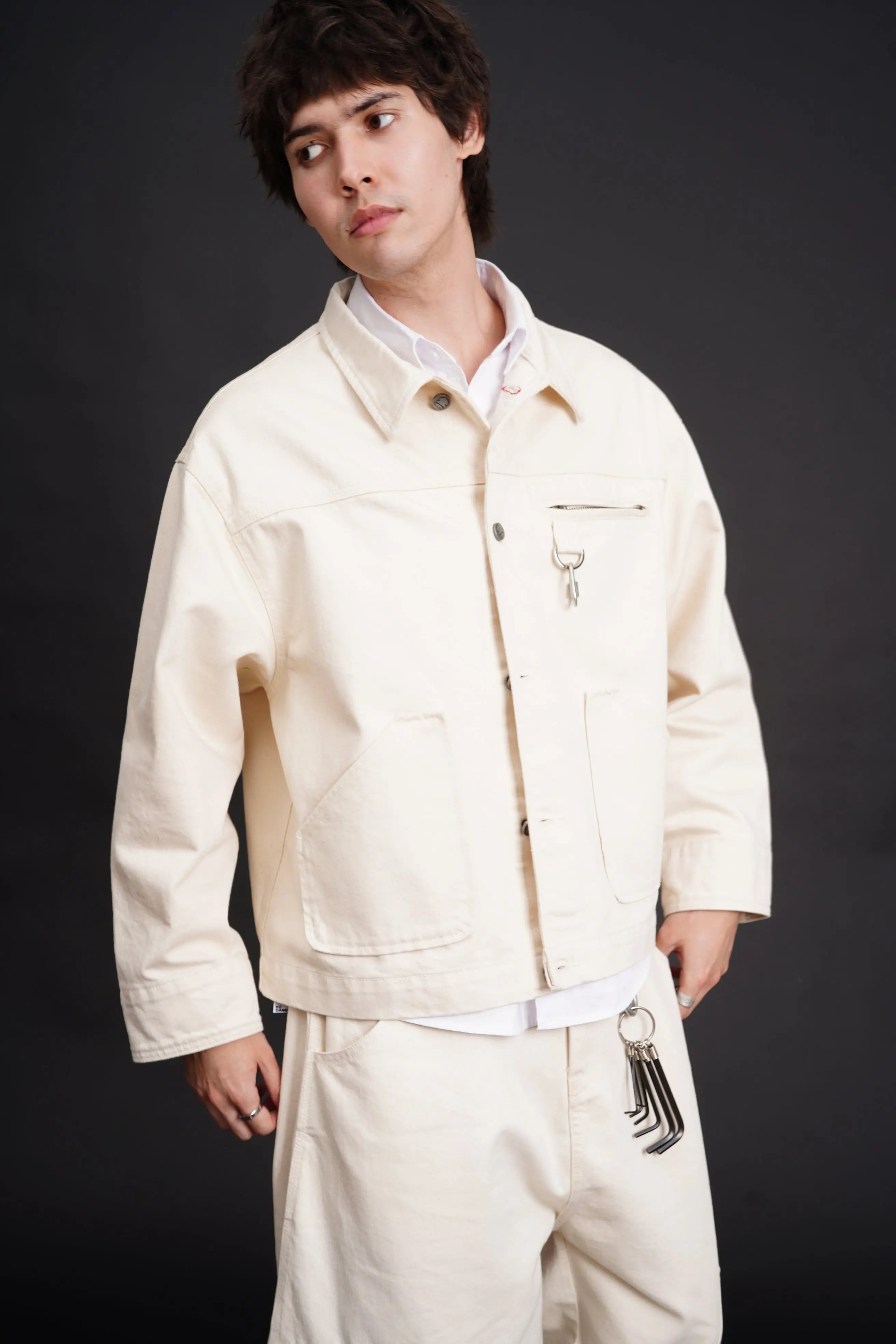 Carter Denim Pants Cream KODANGS