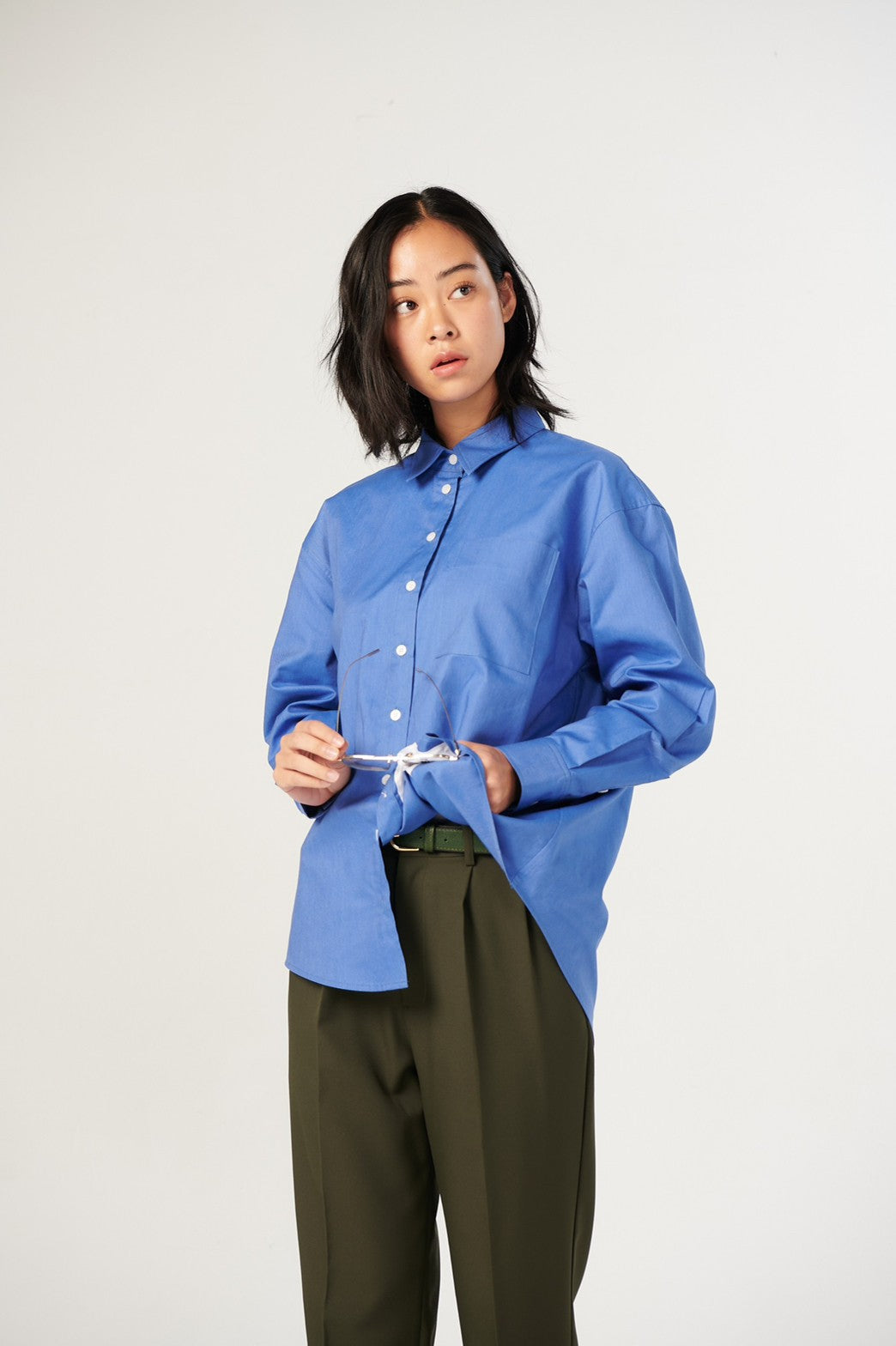 Usher shirt - Oversize Oxford fabric