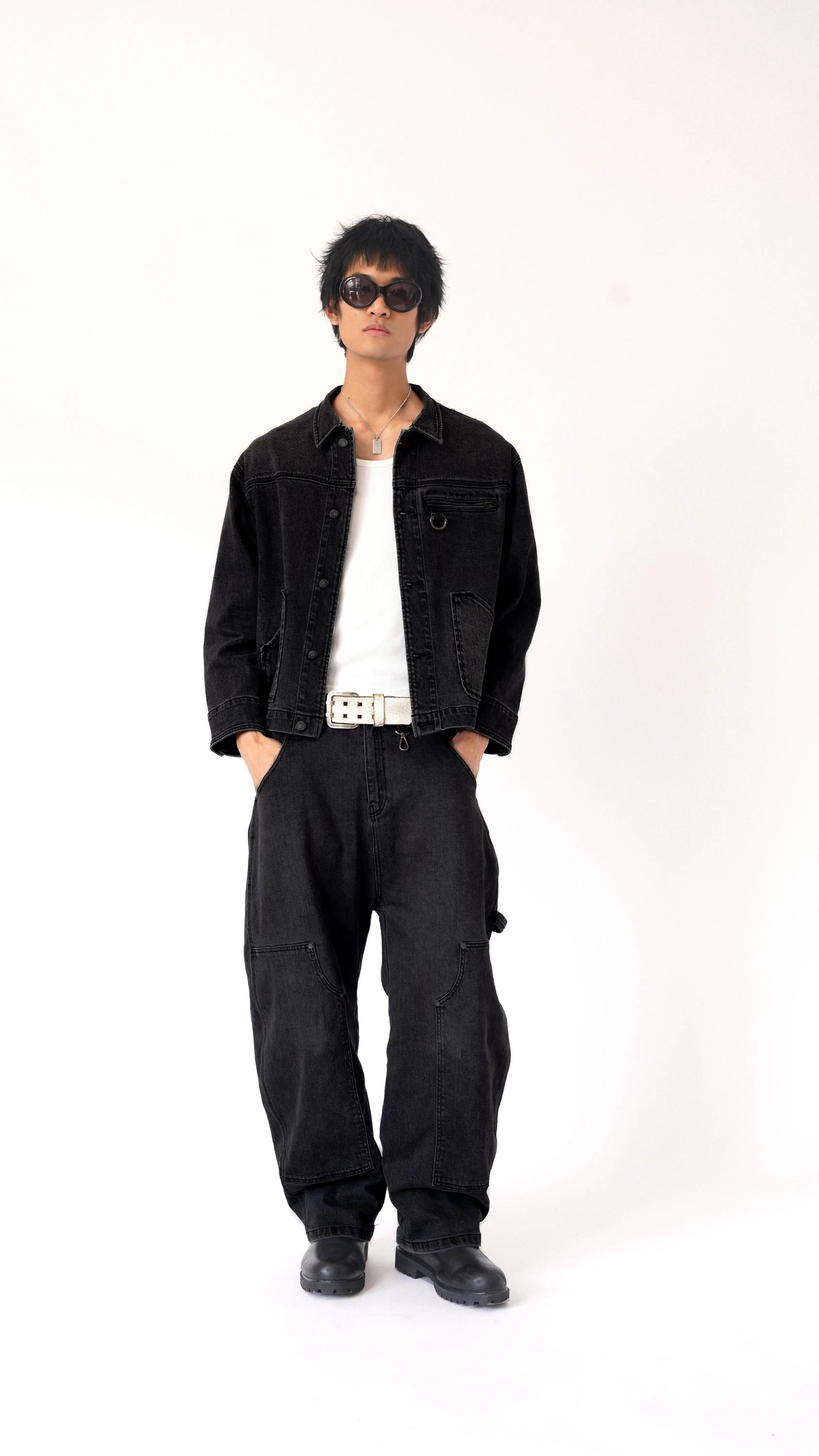 Carter Black Denim Jacket KODANGS