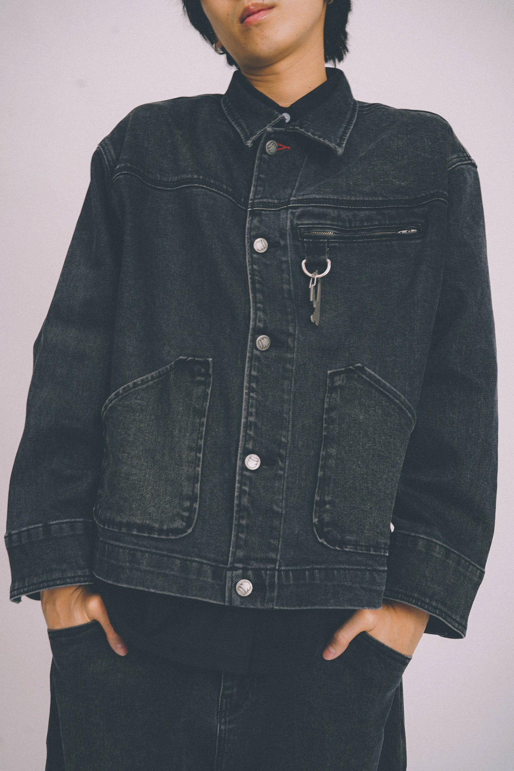 Carter Black Denim Jacket