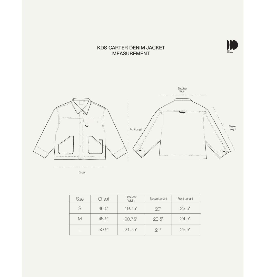 Carter Denim Jacket Cream