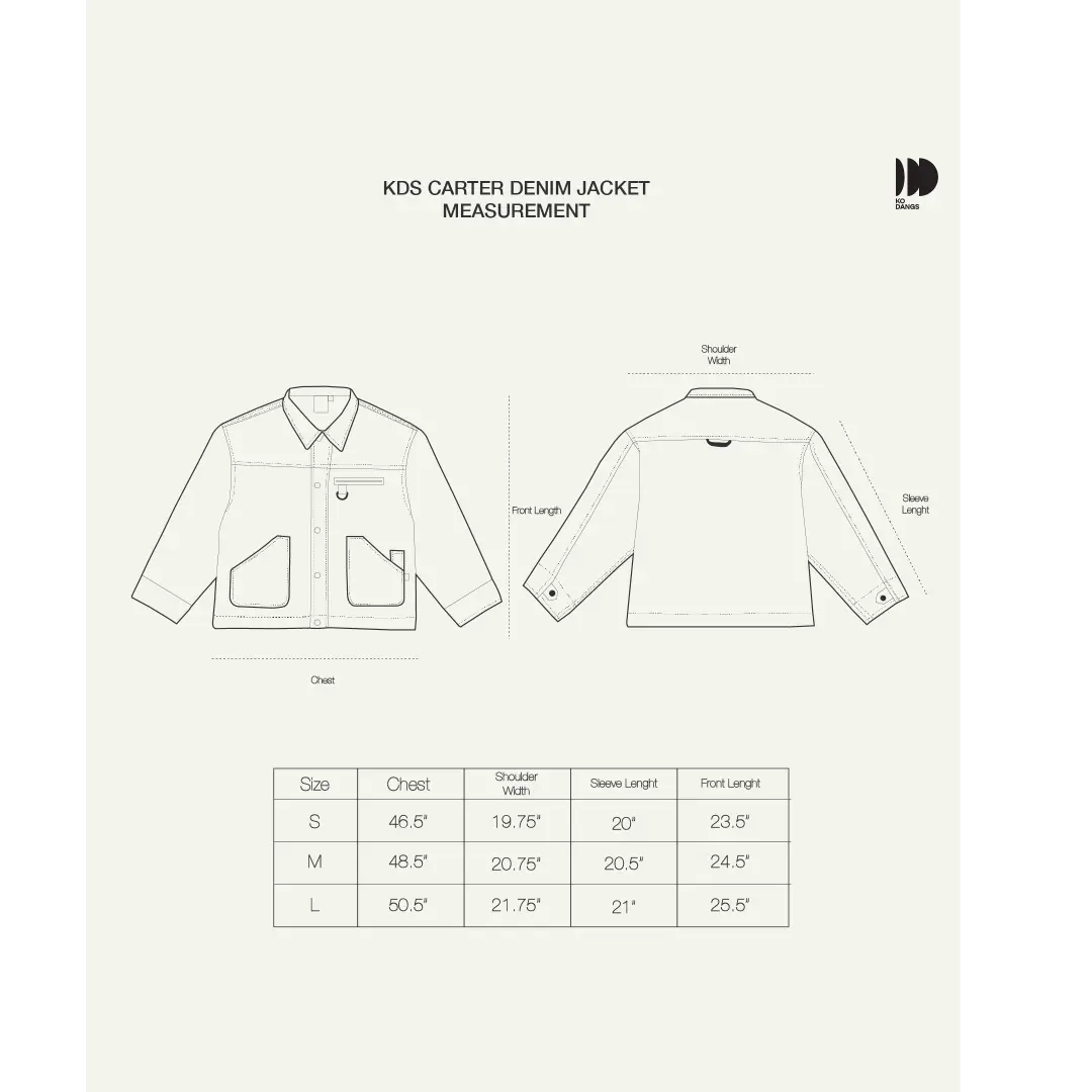 Carter Denim Jacket Cream KODANGS