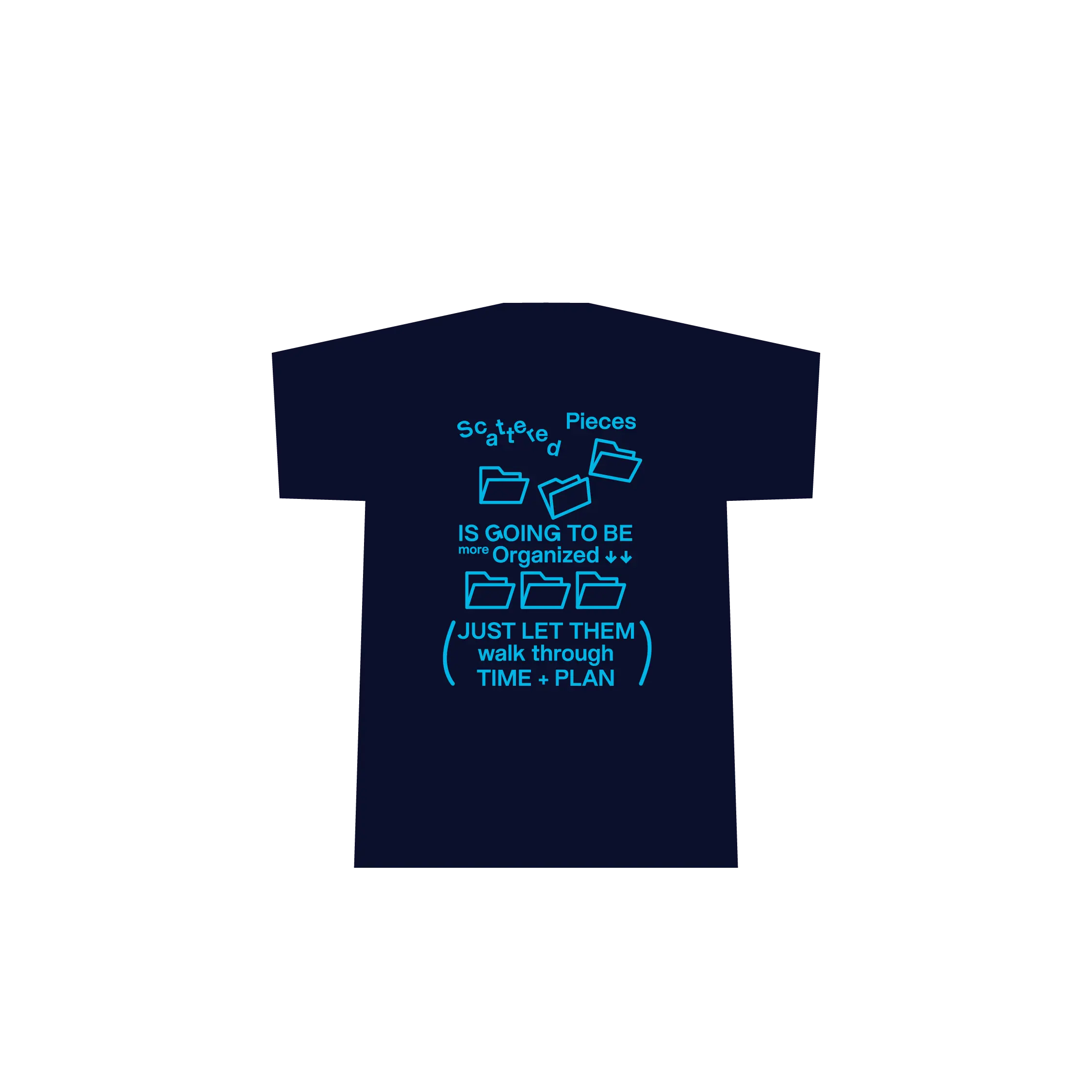 TEE GET ORGANIZED (Black/Navy) KODANGS