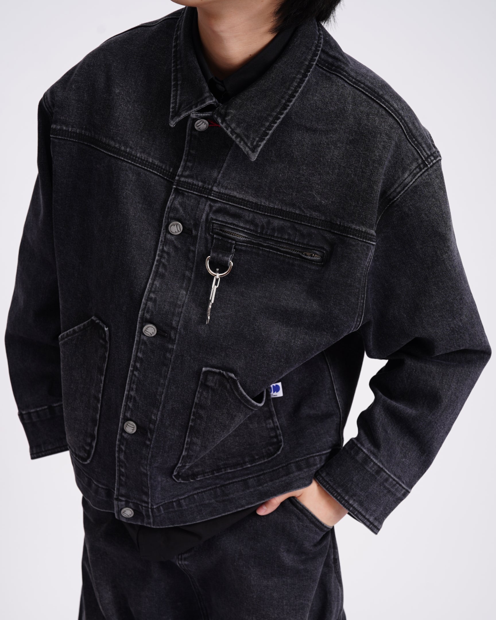 Carter Black Denim Jacket