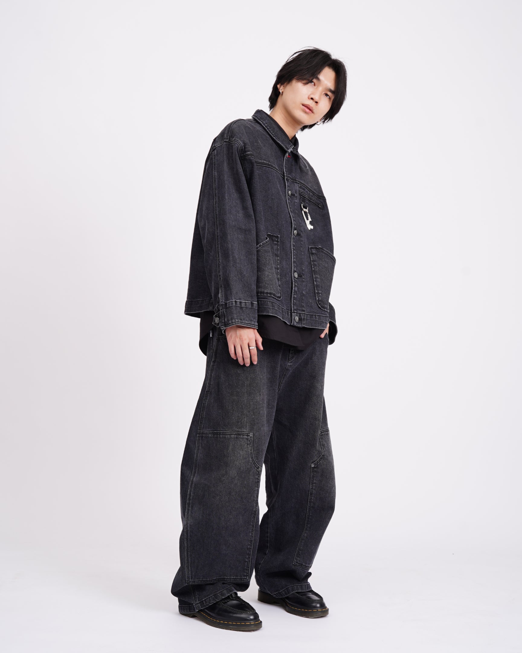 Carter Denim Black Pants