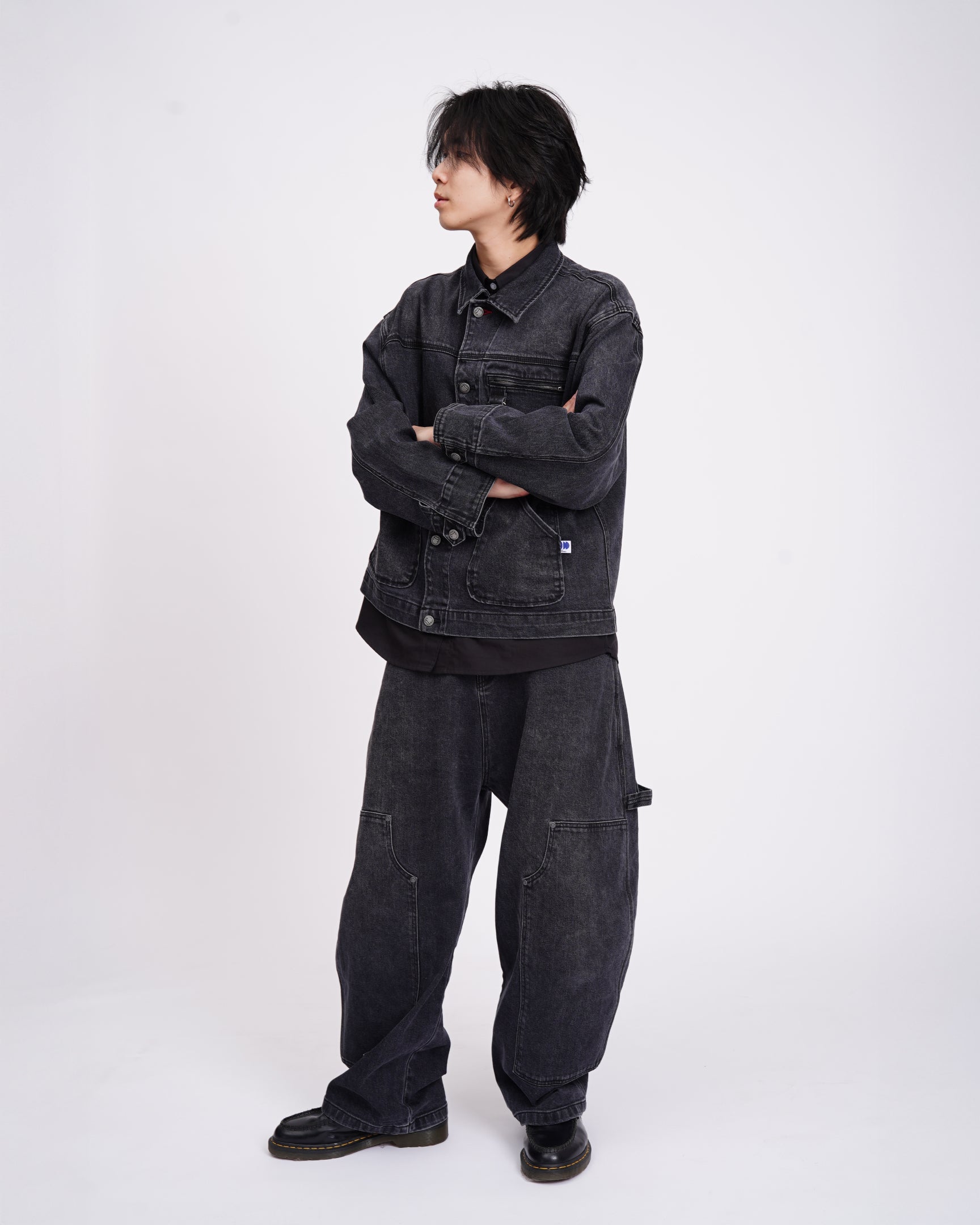 Carter Denim Black Pants