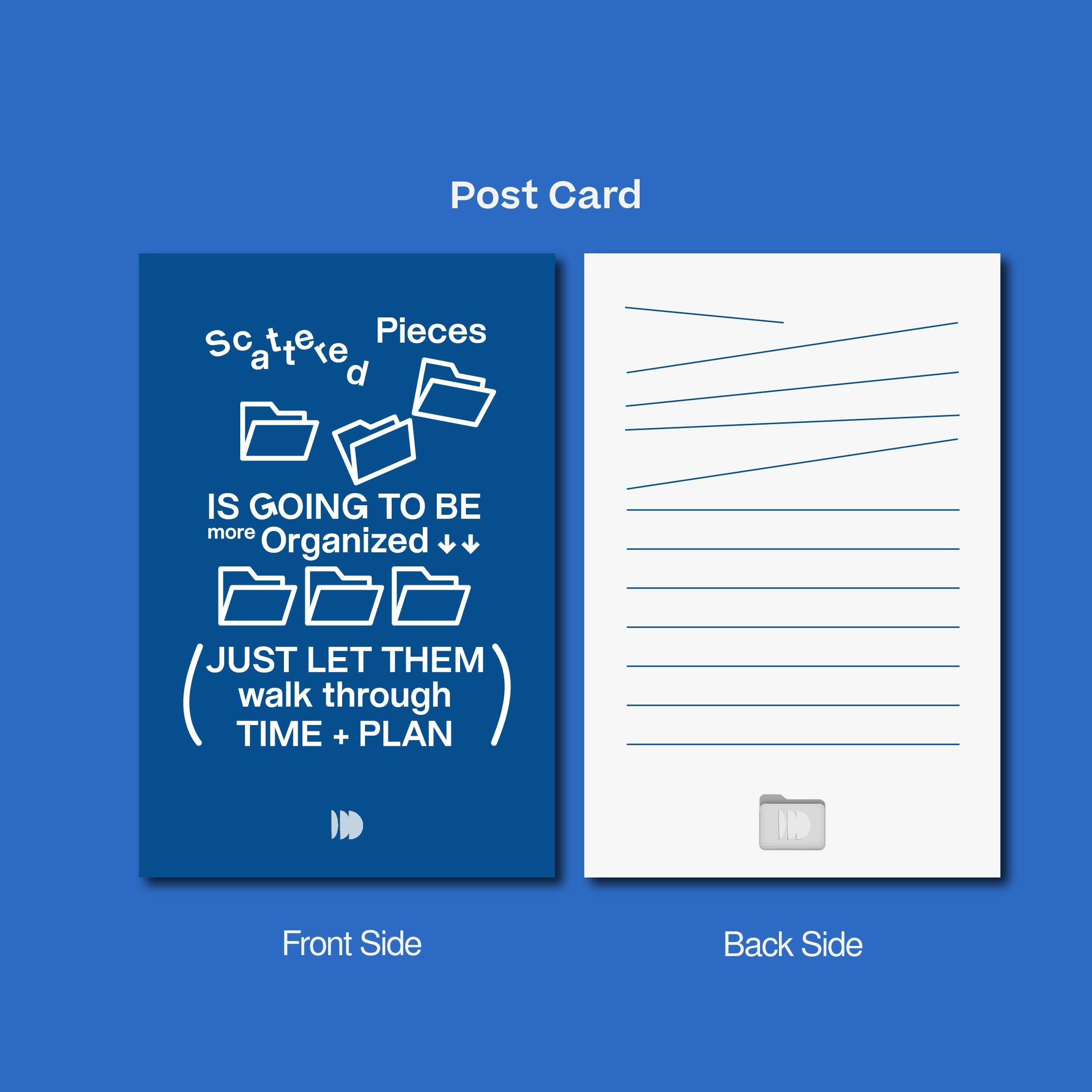 ORGANIZED Postcard