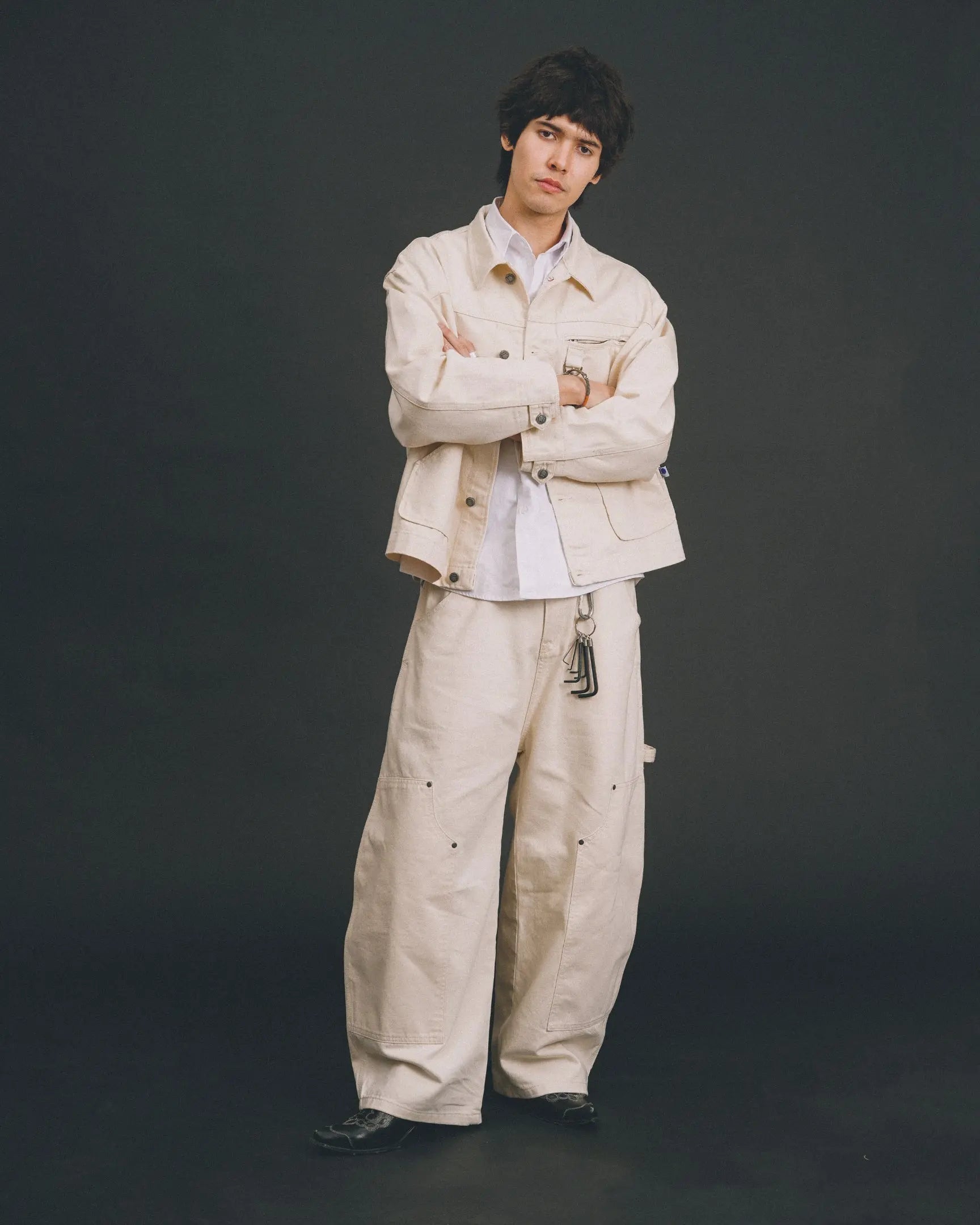 Carter Denim Pants Cream KODANGS