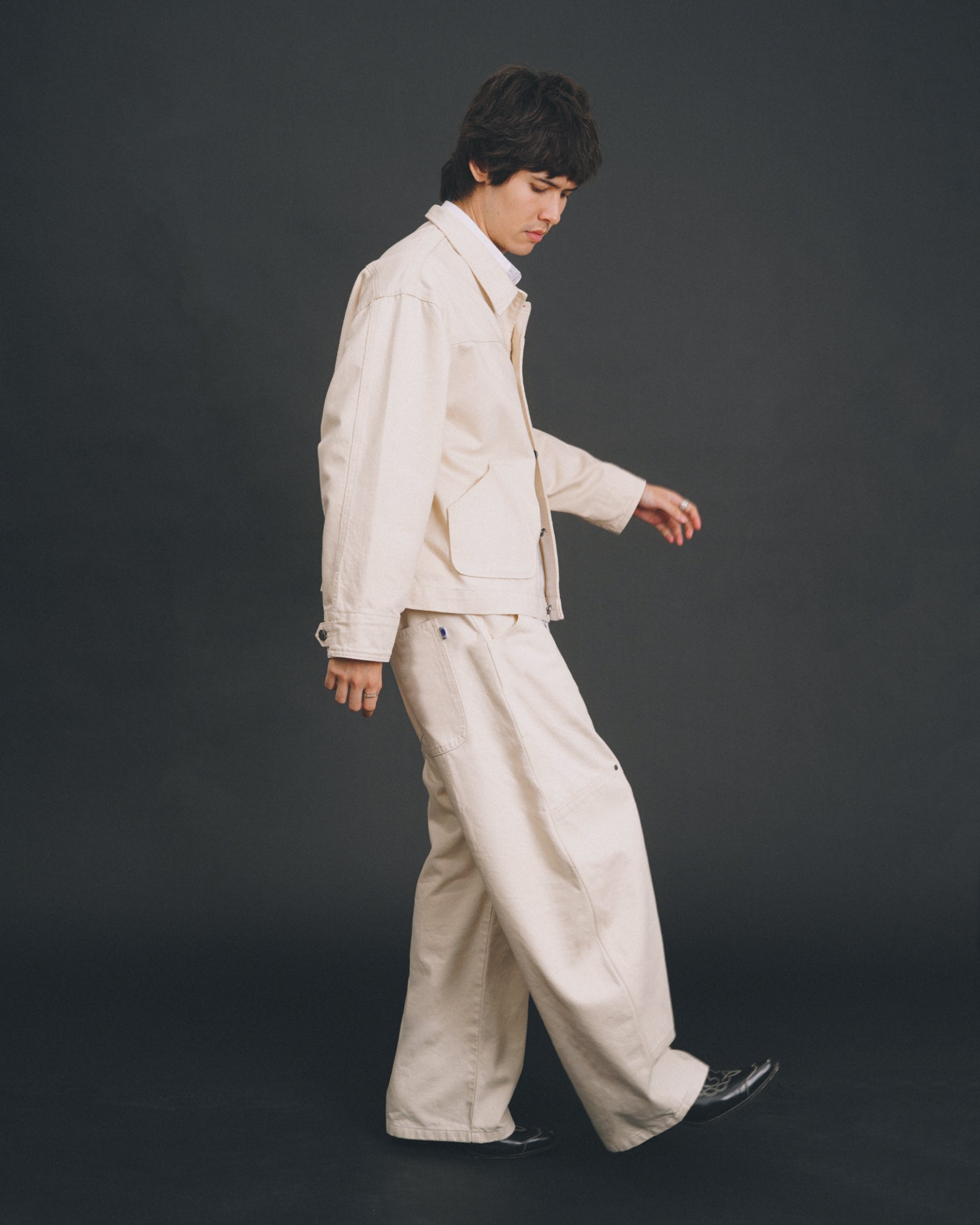 Carter Denim Pants Cream