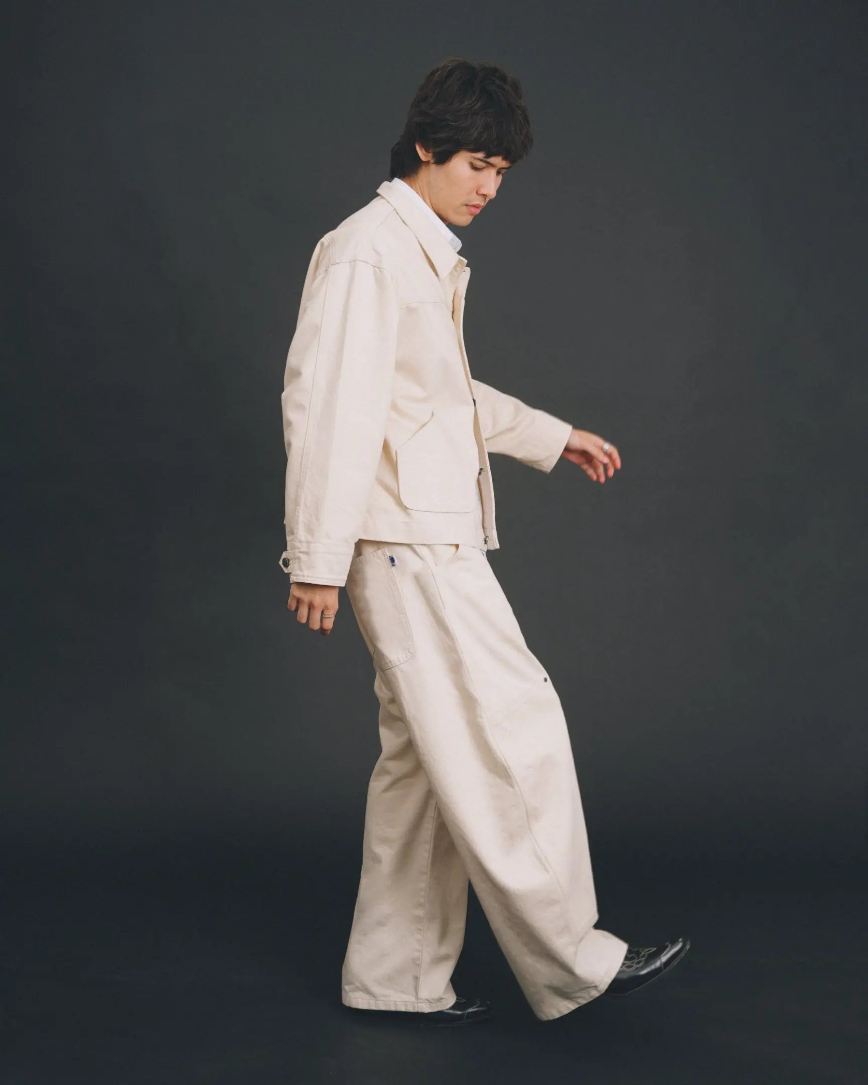 Carter Denim Pants Cream KODANGS