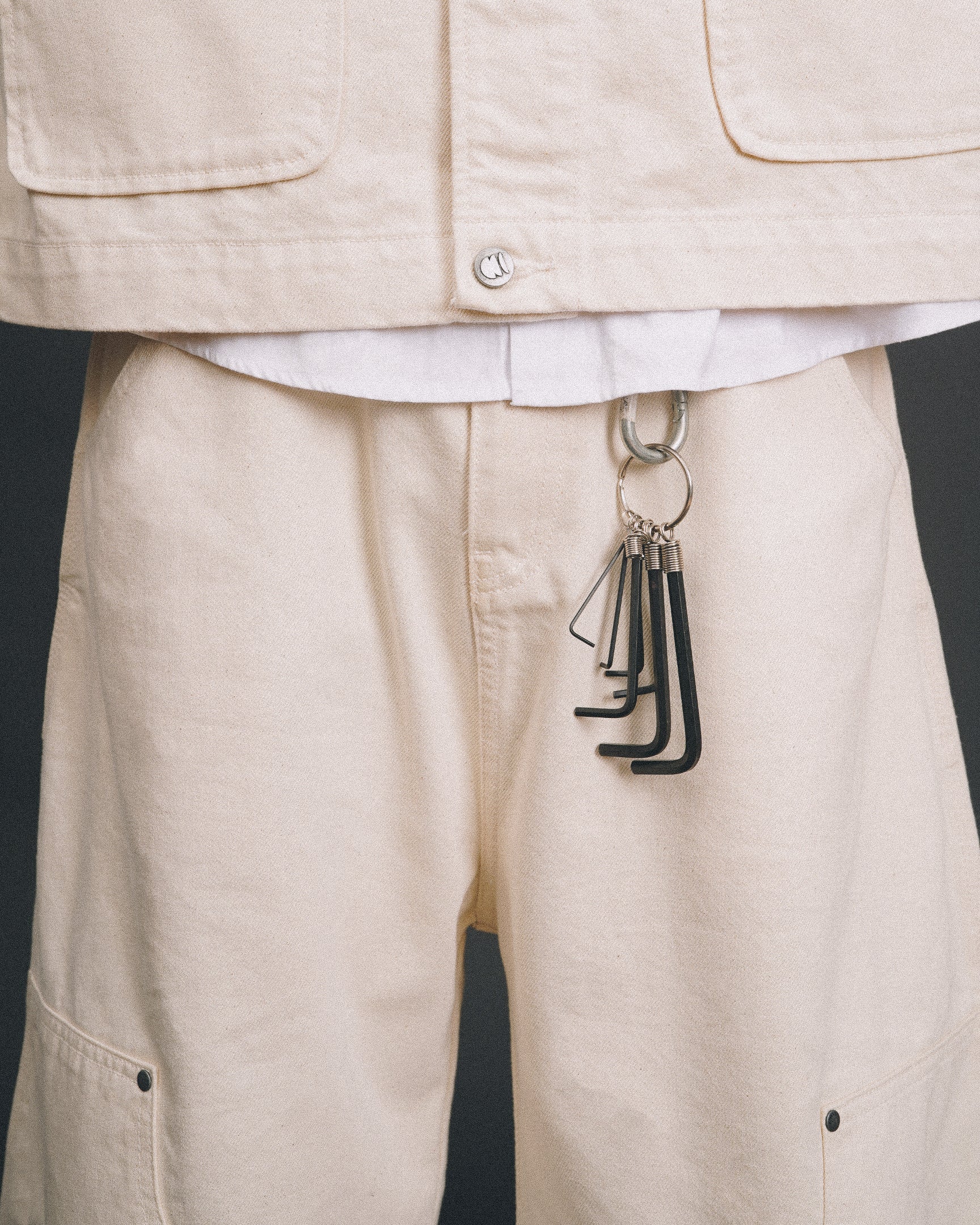 Carter Denim Pants Cream