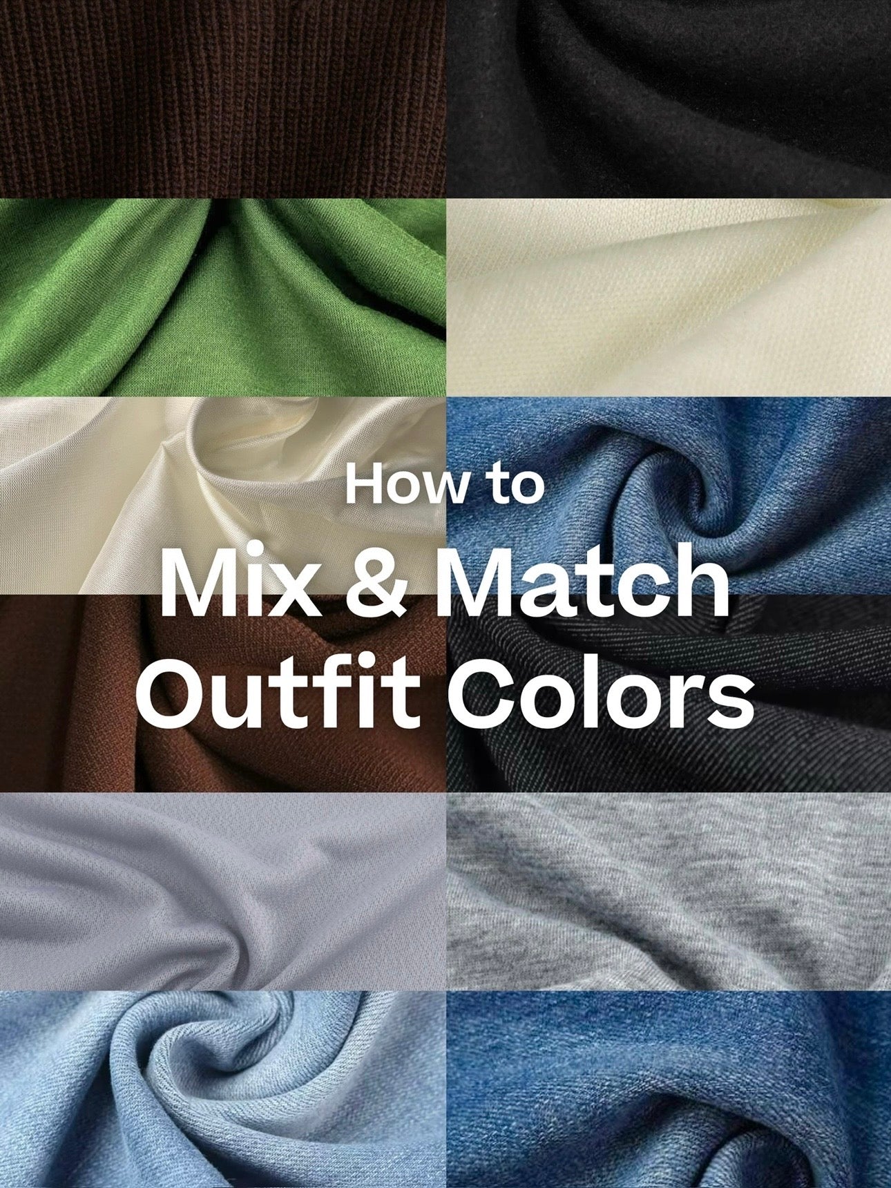 How to Mix & Match Outfit Colors: 4 Easy Looks Using Everyday Pieces