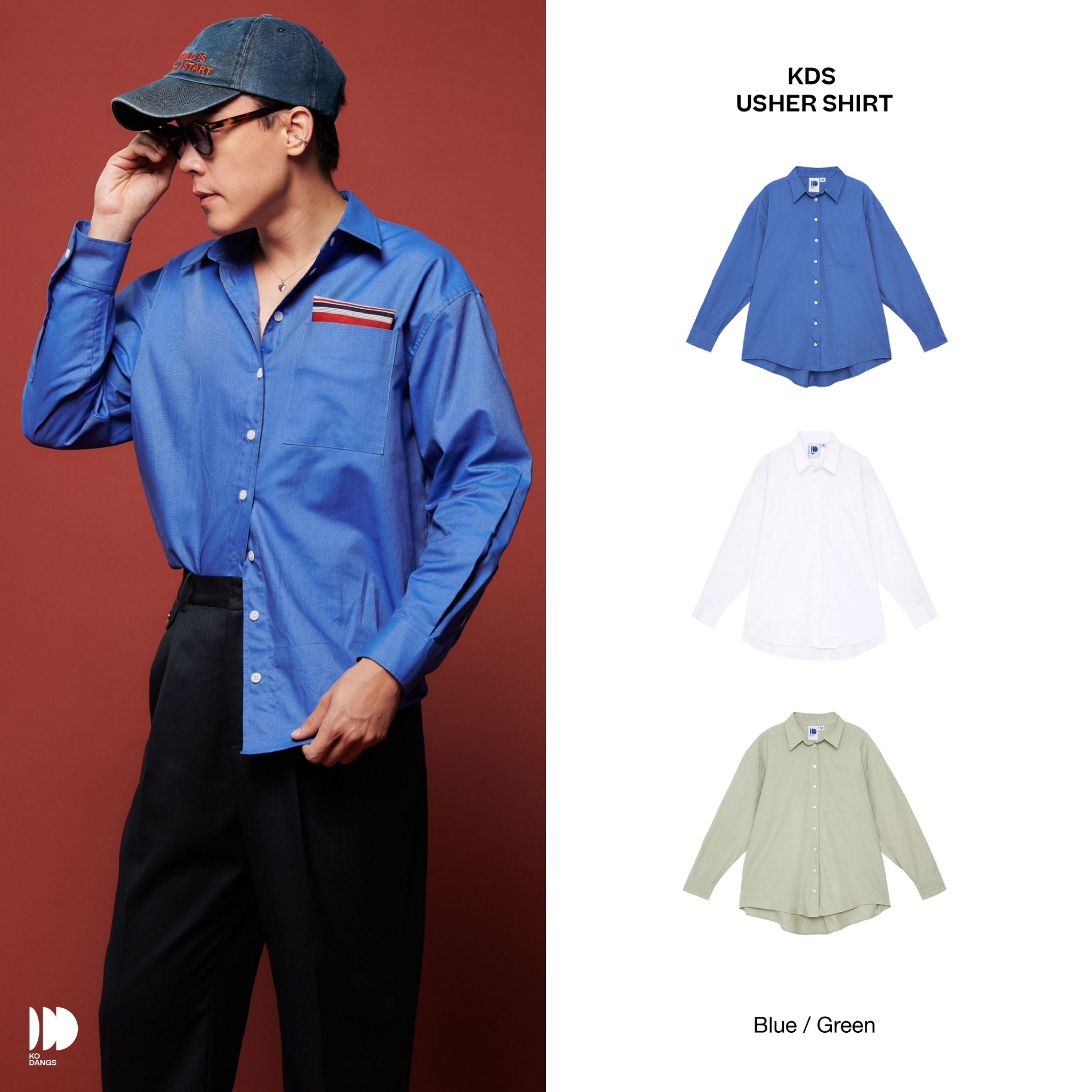 Usher shirt - Oversize Oxford fabric