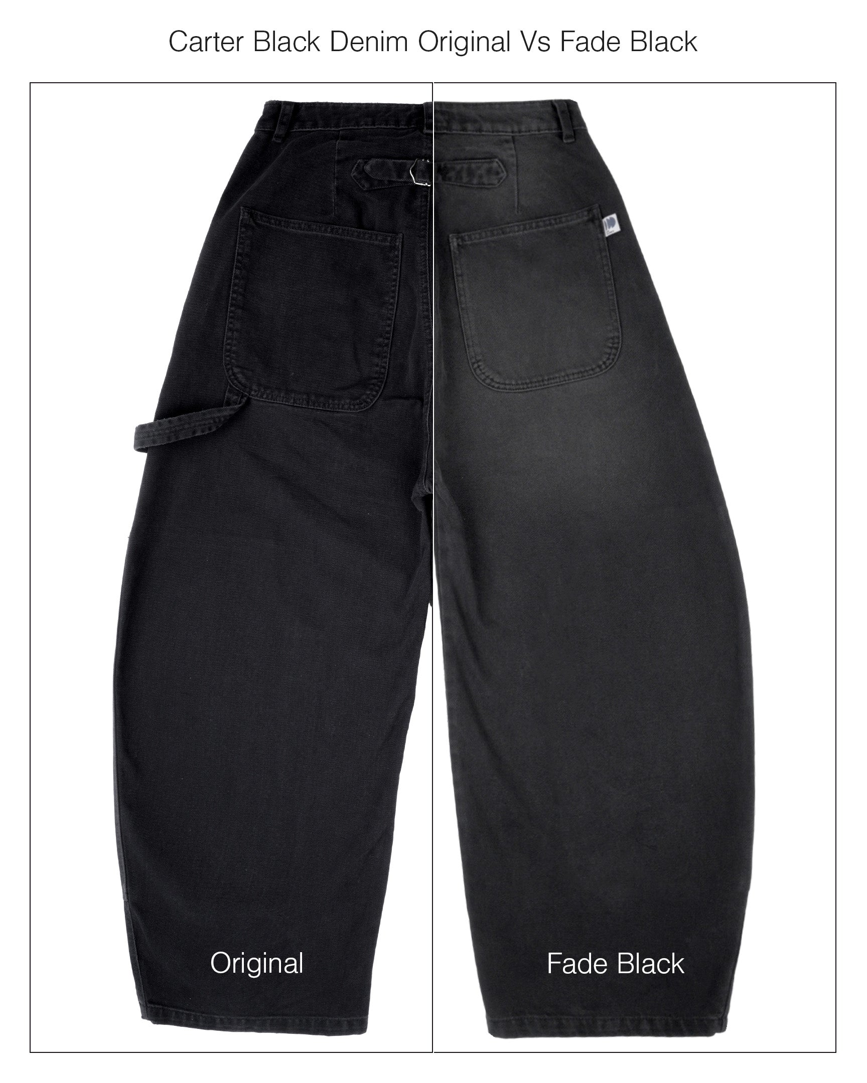 Kodangs Carter Denim Pants Faded Black KODANGS