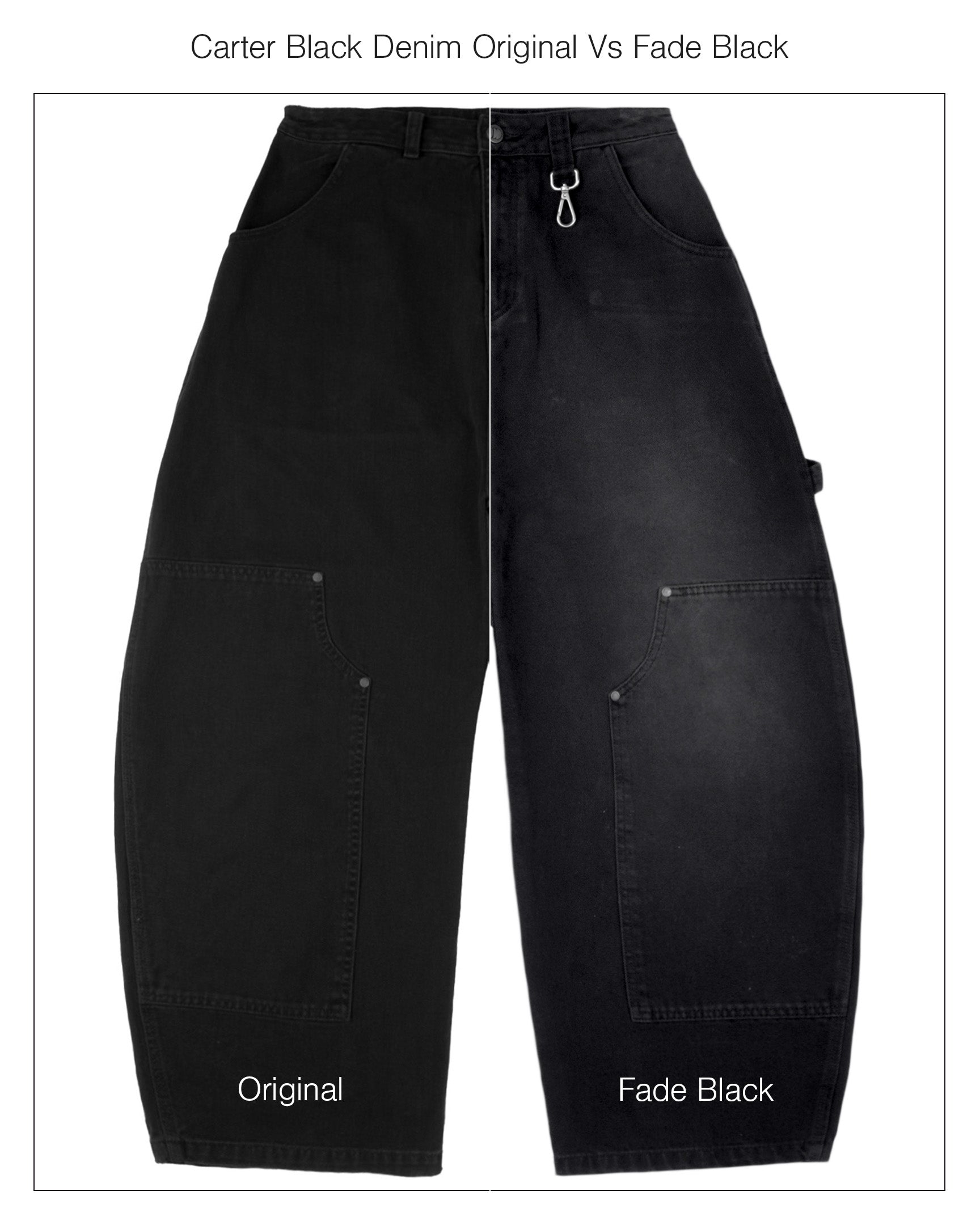 Kodangs Carter Denim Pants Faded Black KODANGS