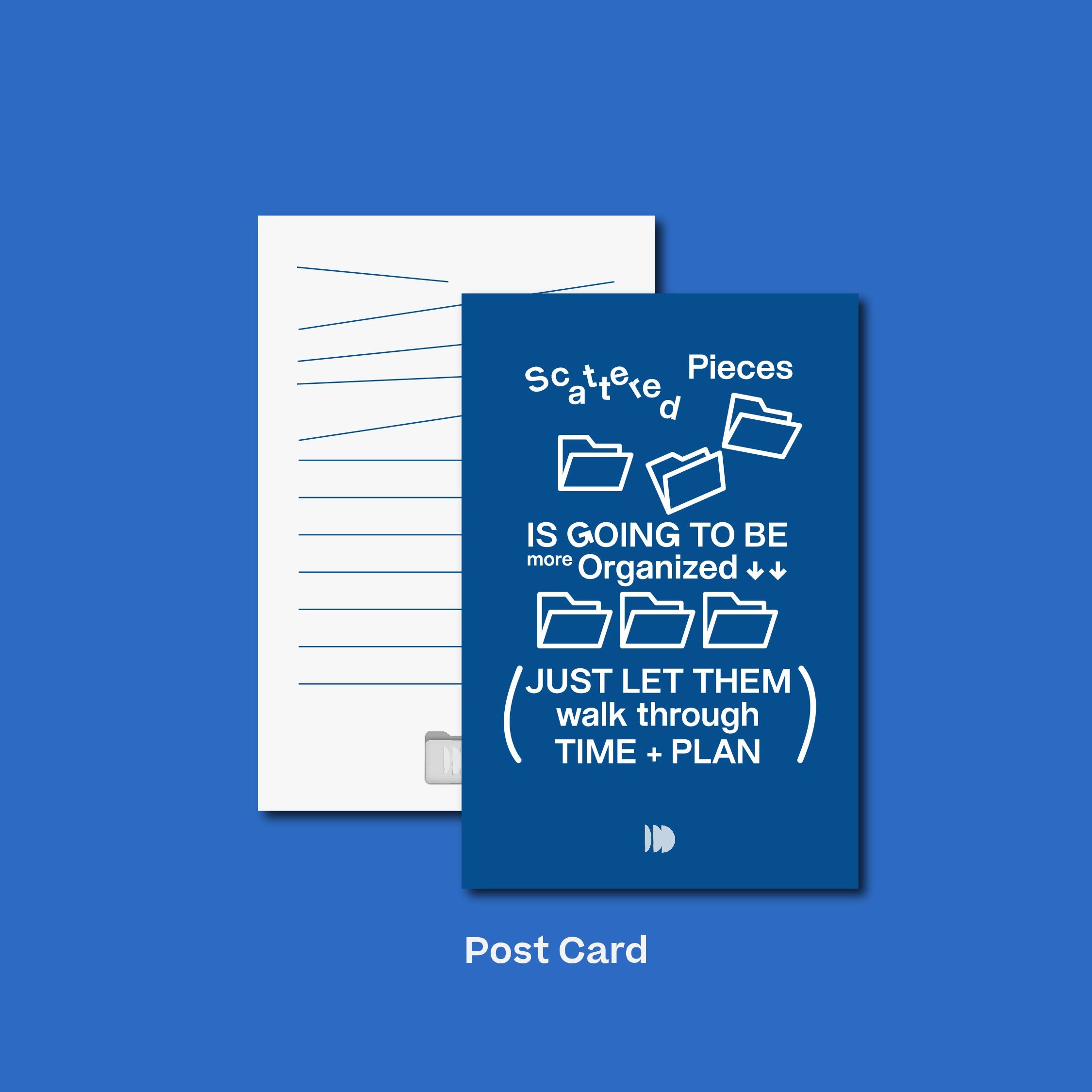 ORGANIZED Postcard