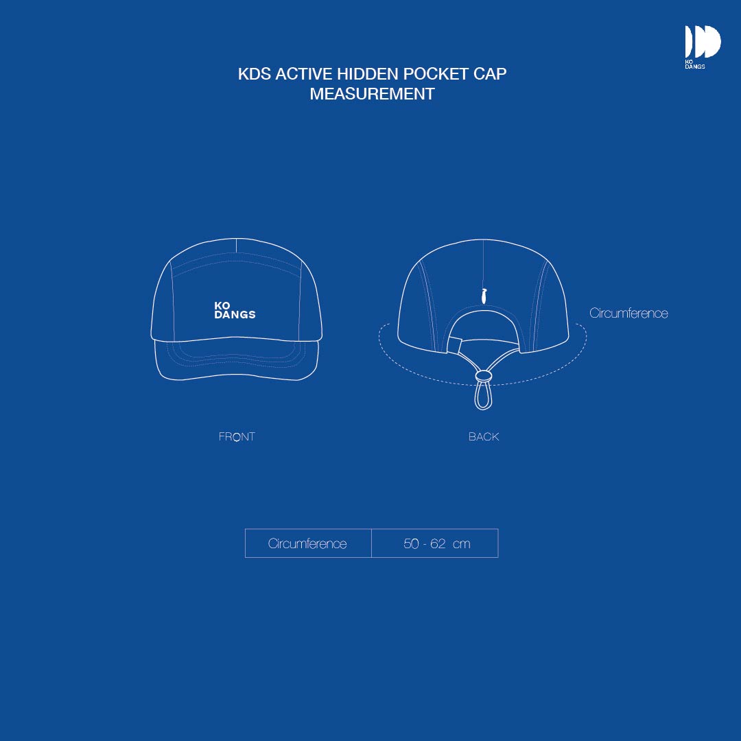 Active Hidden Pocket Cap KODANGS