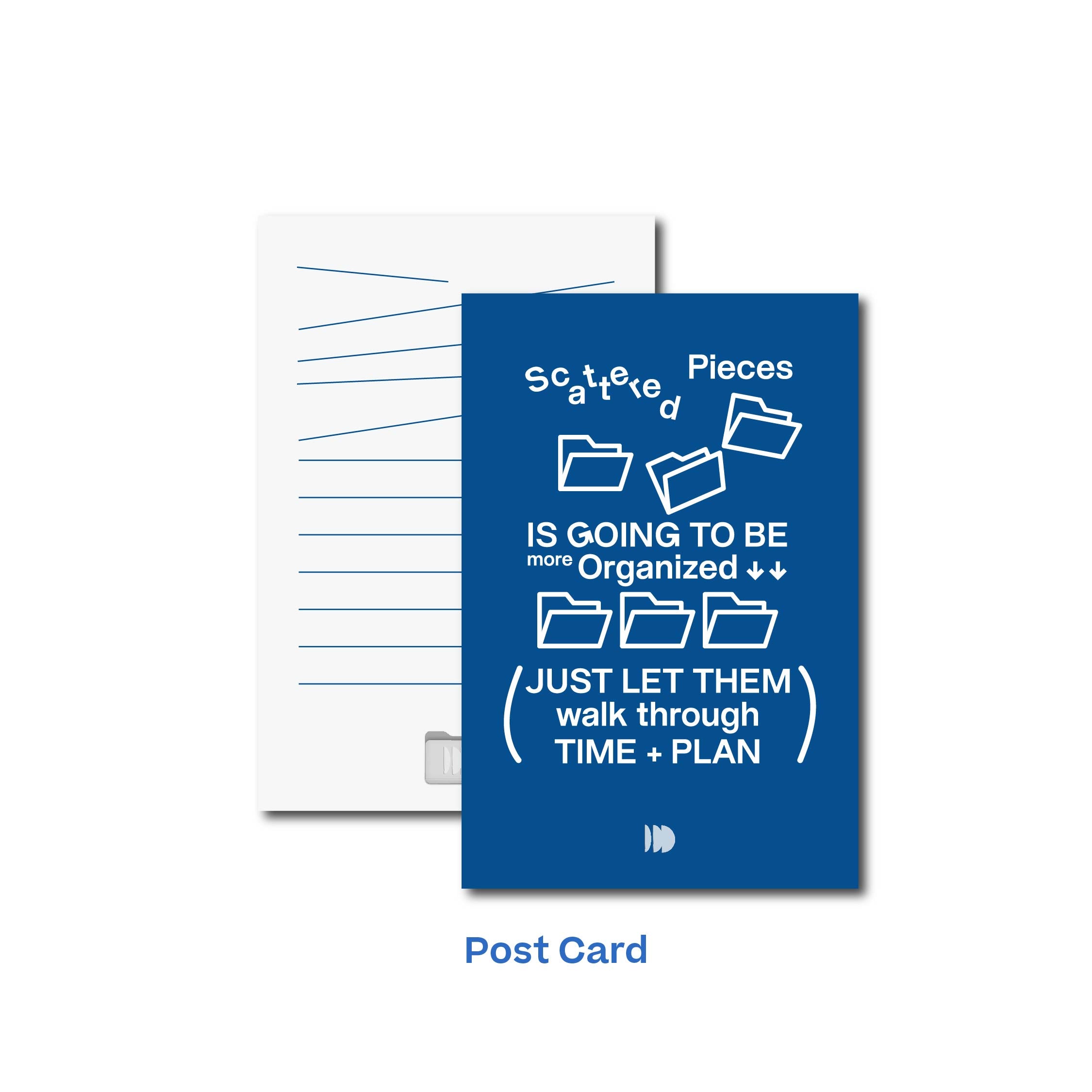 ORGANIZED Postcard